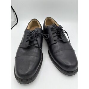 Croft & Barrow Edison Black‎ Leather Oxford Dress Shoes Men's 9.5 M.      1592
